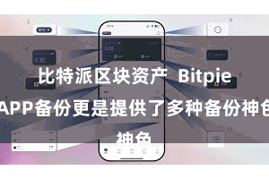 比特派区块资产  Bitpie APP备份更是提供了多种备份神色