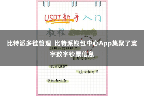 比特派多链管理  比特派钱包中心App集聚了寰宇数字钞票信息