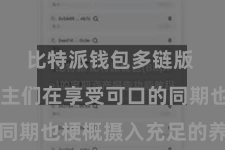 比特派钱包多链版  让东谈主们在享受可口的同期也梗概摄入充足的养分要素